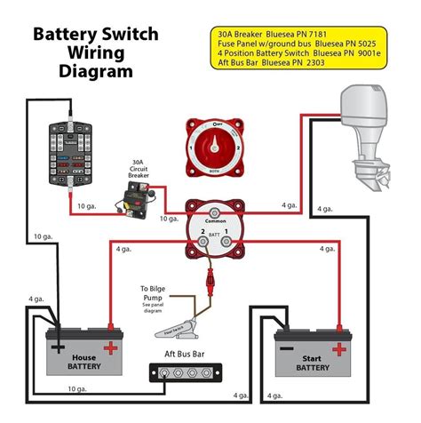 3 battery marine wiring diagram 